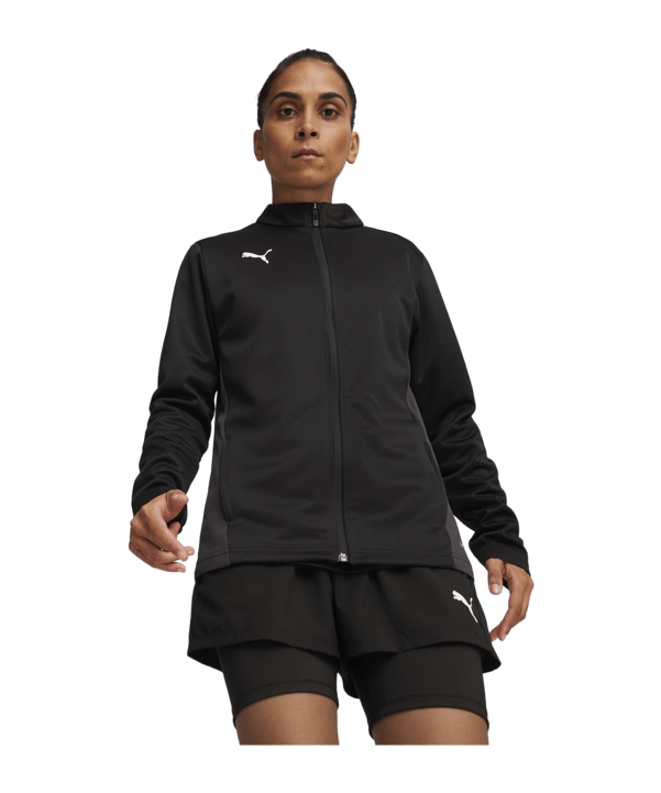 PUMA teamGOAL Trainingsjacke Damen Schwarz F03 - schwarz