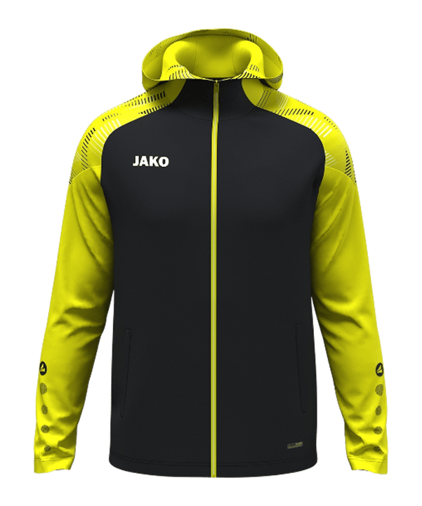 JAKO Sonic Kapuzenjacke Schwarz F819 - schwarz