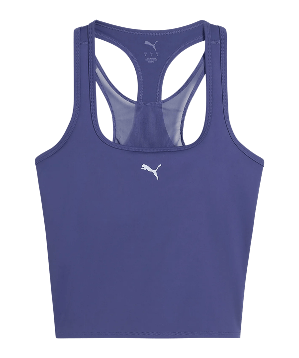 PUMA Cloudspun Mesh 2in1 Tanktop Damen Blau F46 - blau