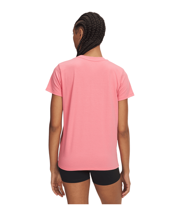 Under Armour Rival Core T-Shirt Damen Rosa F601 - rosa