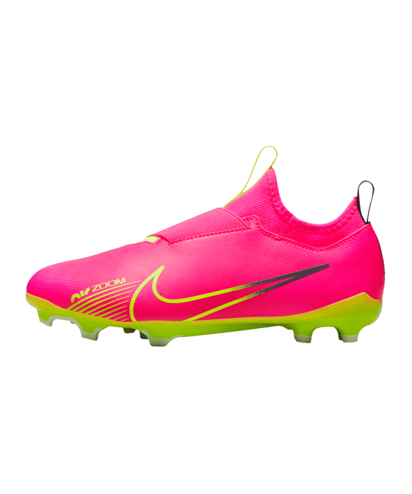 Nike Jr Air Zoom Mercurial Vapor XV Academy FG/MG Luminous Kids Pink Gelb F605 - pink