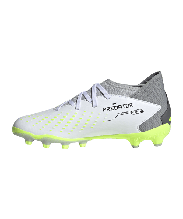 adidas Predator Accuracy.3 MG Crazyrush Kids Weiss Schwarz Gelb - weiss