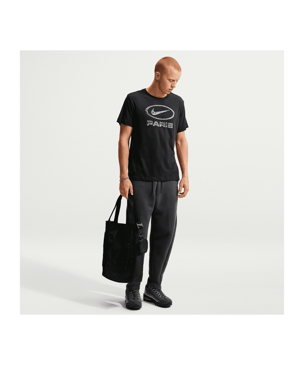 Nike Paris Saint-Germain Swoosh T-Shirt Schwarz F010 - schwarz