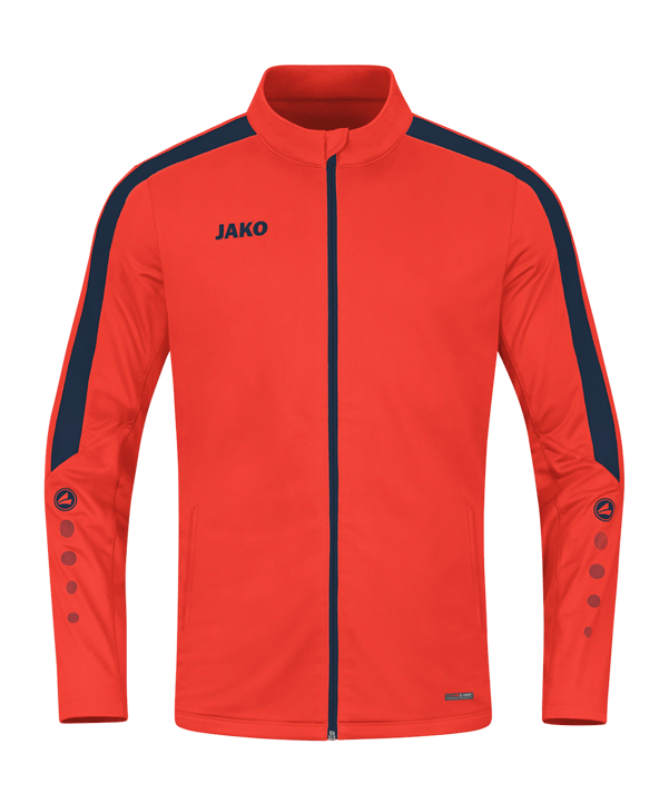 JAKO Power Polyesterjacke Kids Orange Blau F375 - orange
