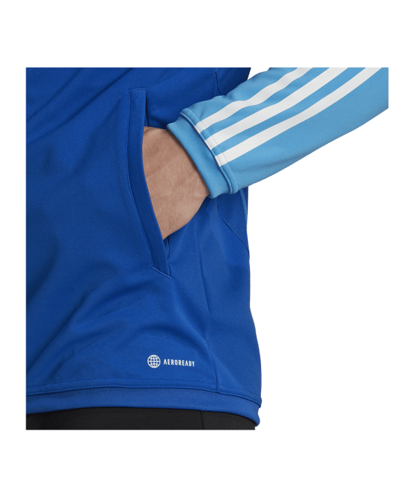 adidas Tiro 23 Competition Trainingsjacke Blau - blau