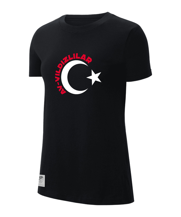 Nike TFF T-Shirt Damen Schwarz - schwarz