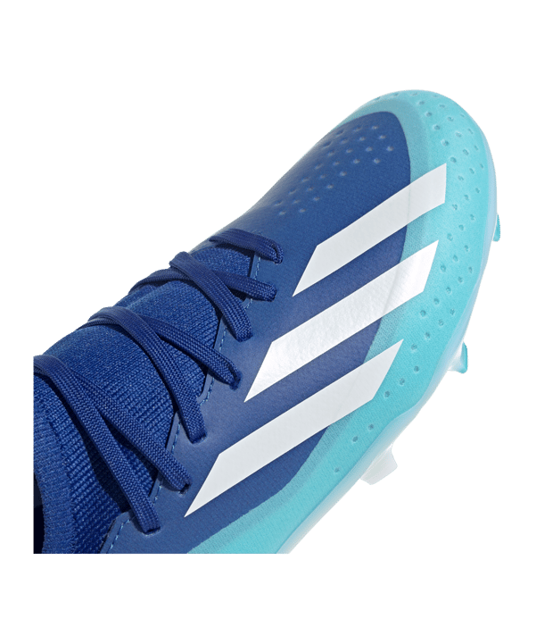 adidas X Crazyfast.3 FG Marinerush Kids Blau Weiss Orange - blau