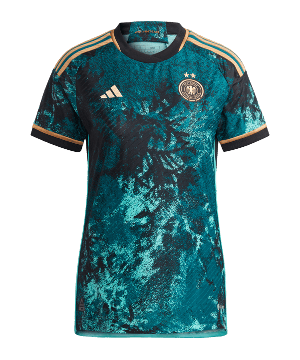 adidas DFB Deutschland Auth. Trikot Away Frauen WM 2023 Damen Grün - gruen