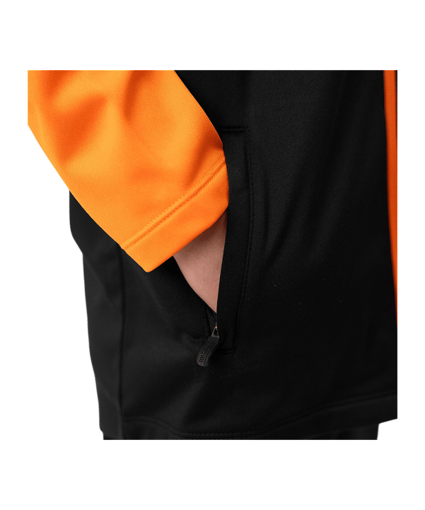 JAKO Iconic Polyester Jacke Kids Schwarz F807 - schwarz