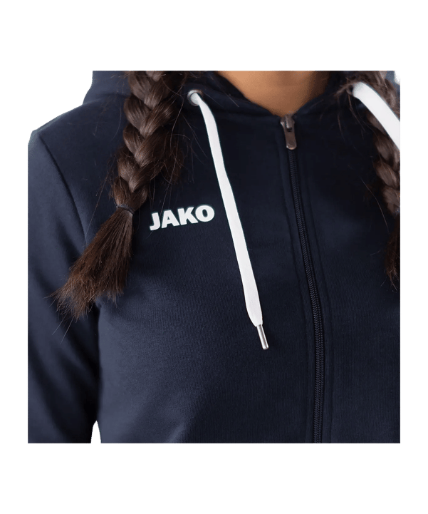 JAKO Base Giacca con cappuccio Donna Blu C009 - blu