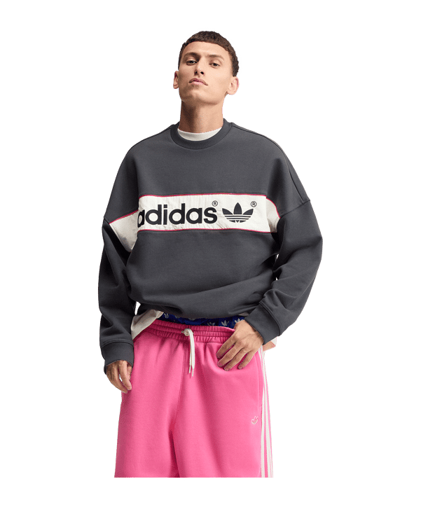 adidas Originals Block Sweatshirt Schwarz - schwarz