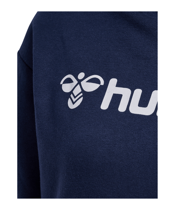 Hummel Mover Cotton Hoody Damen Blau F7026 - blau