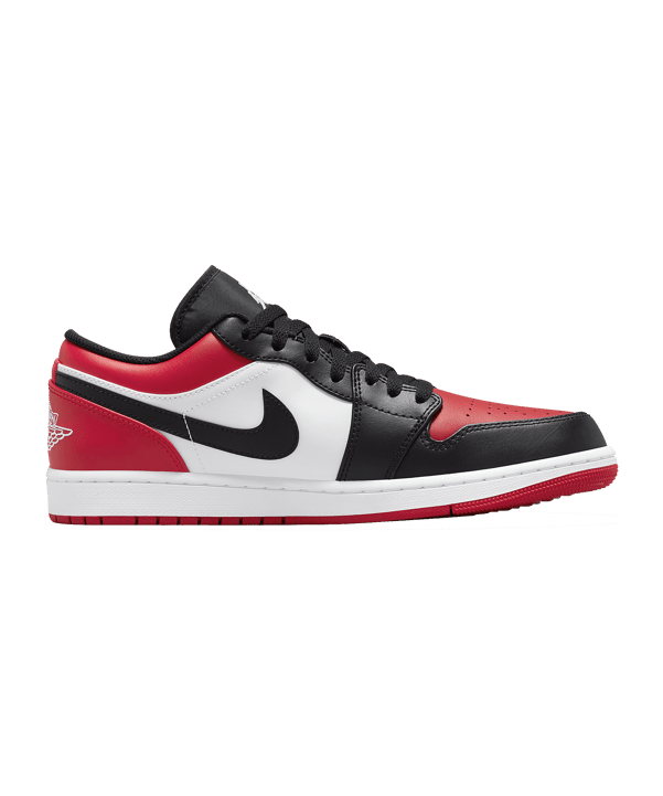 Jordan Air 1 Low Rot Weiss Schwarz F612 - rot