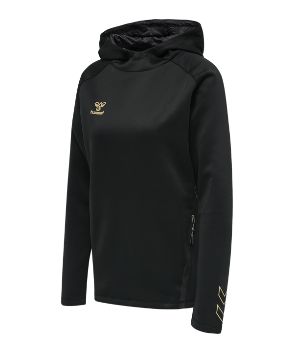 Hummel HmlCIMA XK Hoody Damen Schwarz F2001 - schwarz