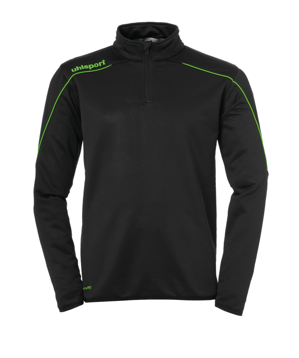 uhlsport Stream 22 Ziptop Schwarz Grün F24 - schwarz