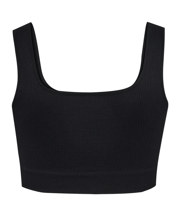 hummel Pulse Seamless Rib Sport-BH Damen Schwarz F2001 - schwarz