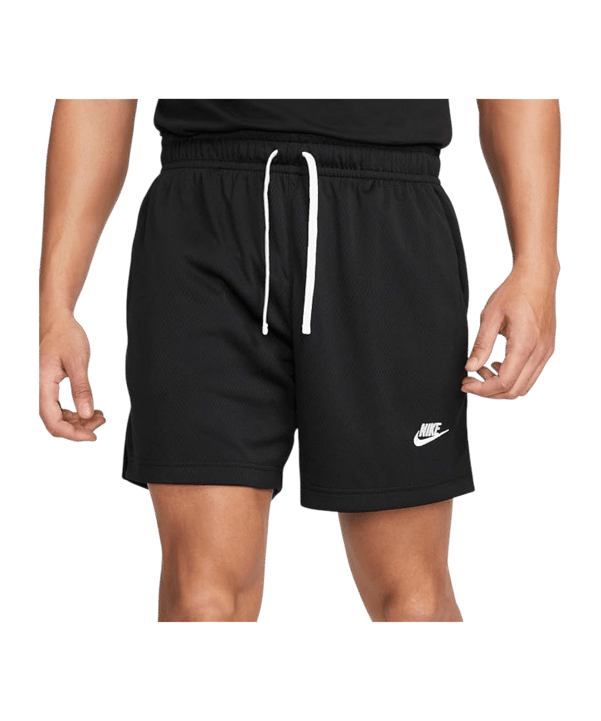 Nike Club Mesh Flow Short Schwarz F010