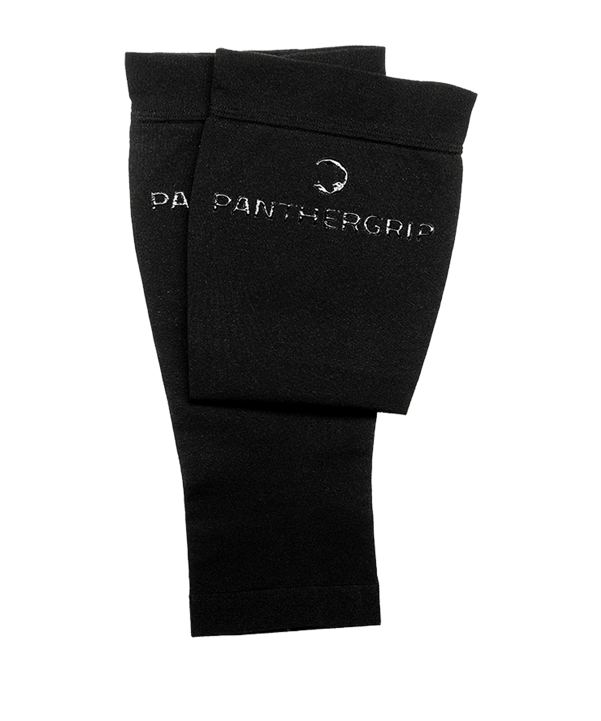 PANTHERGRIP Schienbeinschoner Anti-Rutsch Schwarz - schwarz