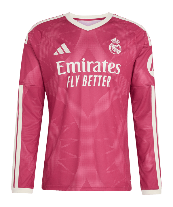 adidas Real Madrid Trikot Langarm 3rd 2026/2027 Rosa