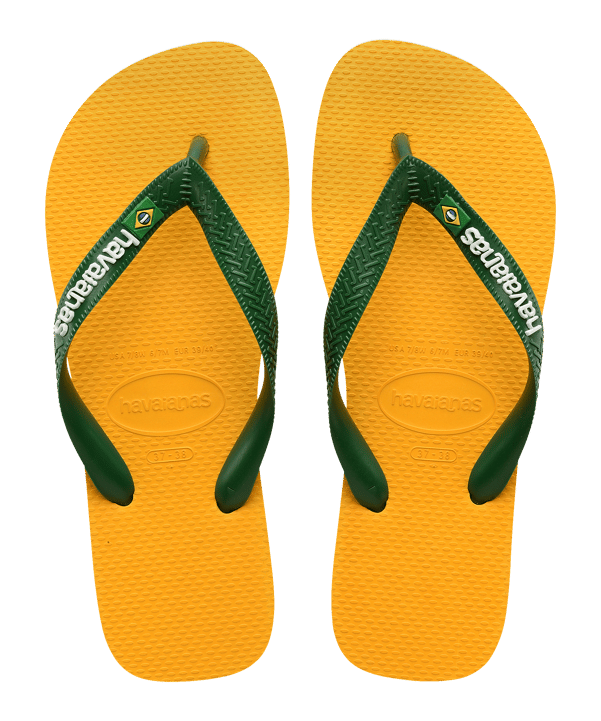 Havaianas Brasil Logo Jaune - jaune
