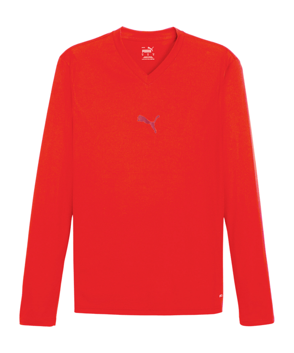 PUMA teamGOAL Baselayer Longsleeve Rot F01 - rot
