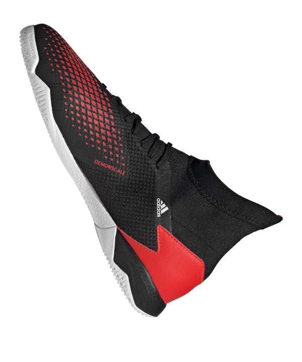 adidas Predator Mutator 20.3 IN Halle Schwarz Rot - schwarz