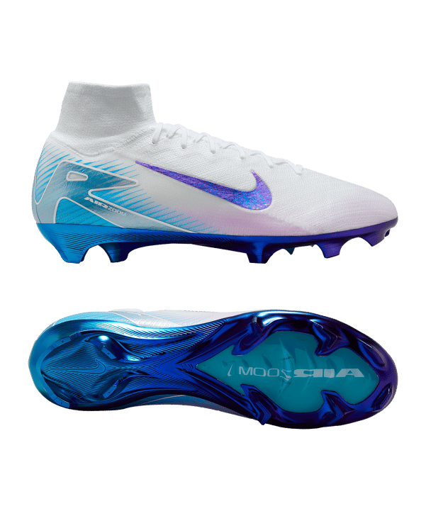 Nike Air Zoom Mercurial Superfly X Elite FG Chromatic Weiß F100 - weiss