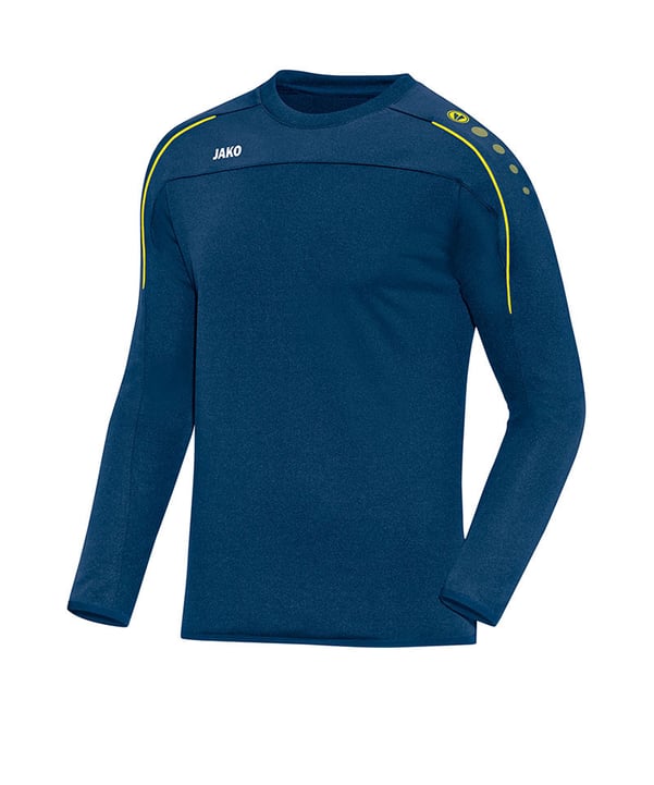 JAKO Classico Sweatshirt Blau Gelb F42 - blau