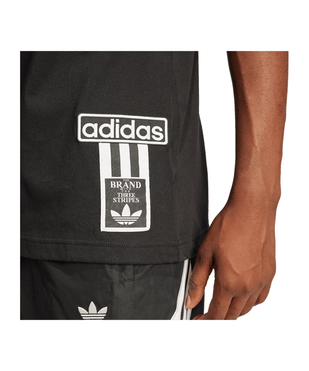 adidas Originals Adibreak T-Shirt Schwarz - schwarz