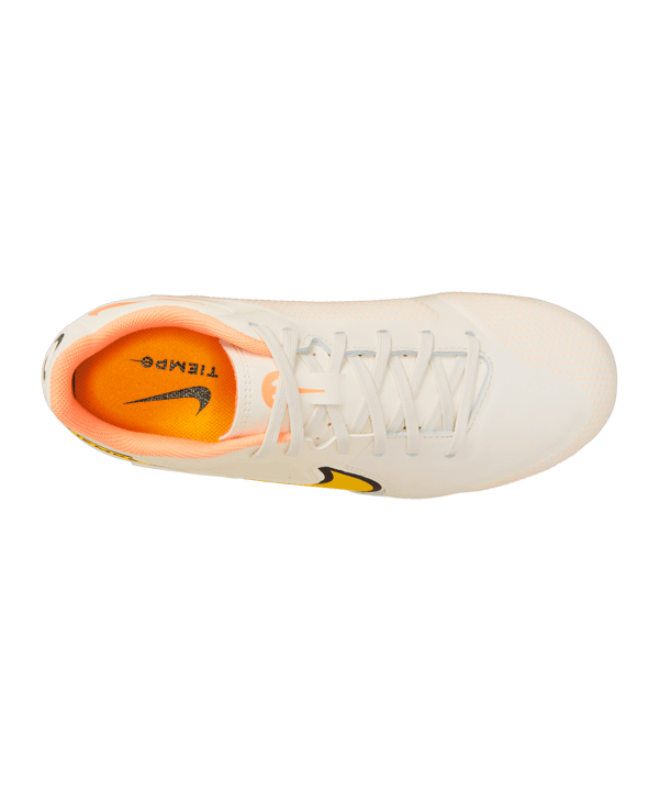Nike Jr Tiempo Legend IX Academy FG/MG Kids Lucent Grau Orange F002 - grau