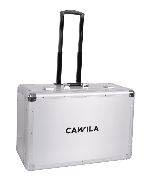 Cawila LIGA Teamtrolley 650x320x430 mm Silber - silber