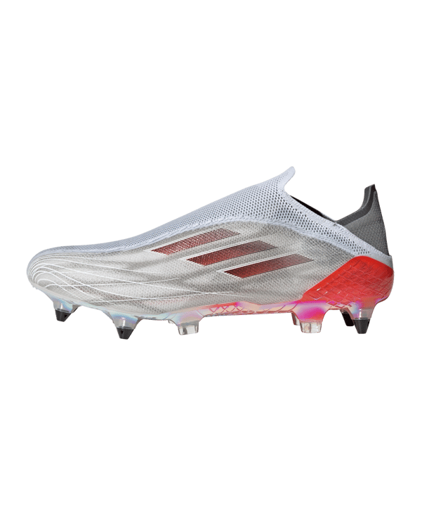 adidas X SPEEDFLOW+ SG White Spark Weiss Grau Rot - weiss