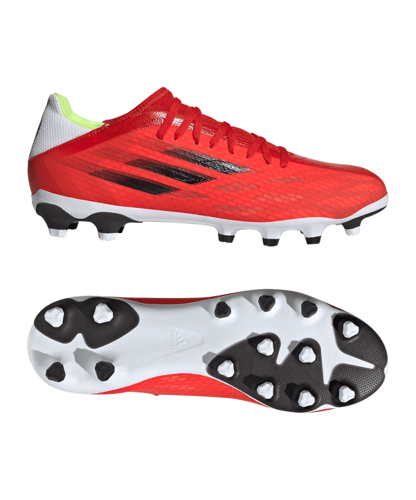 adidas X SPEEDFLOW.3 MG Rot Schwarz - rot