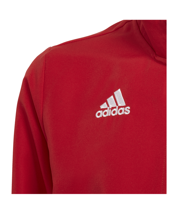adidas Entrada 22 Präsentationsjacke Kids Rot - rot