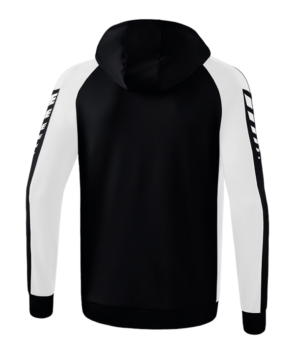 Erima SIX WINGS Kapuzenjacke Kids Schwarz - schwarz