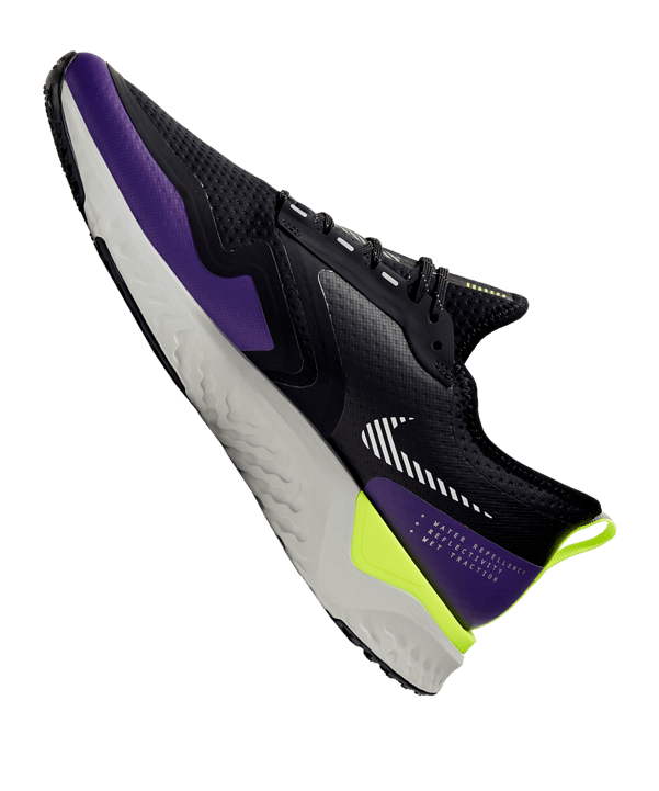 Nike Odyssey React Shield 2 Running Schwarz F002 - schwarz