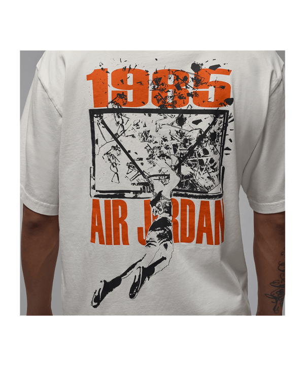 Jordan Brooklyn Graphic T-Shirt Weiß F133 - weiss