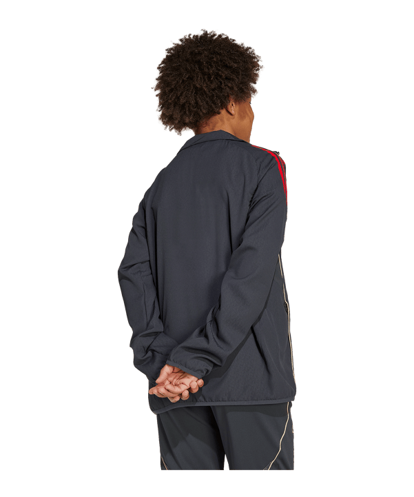 adidas Olympique Lyon Präsentationsjacke Kids Grau - grau