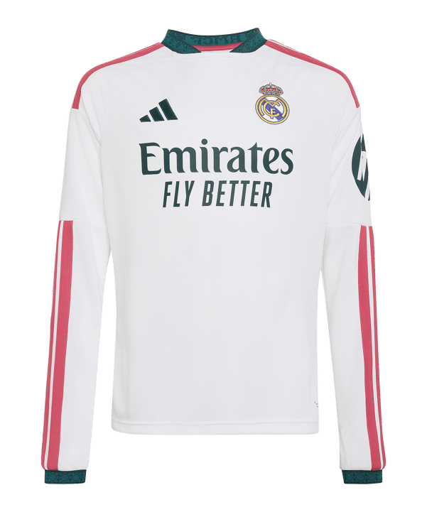 adidas Real Madrid Maglia maniche lunghe Home 2026/2027 Bambini Bianco - bianco