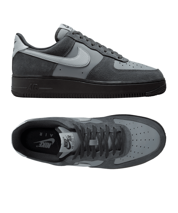 Nike Air Force 1 LV Grau Schwarz F001 - grau