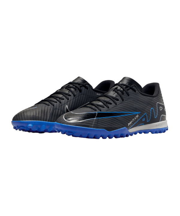 Nike Air Zoom Mercurial Vapor XV Academy TF Shadow Schwarz Silber Blau F040 - schwarz