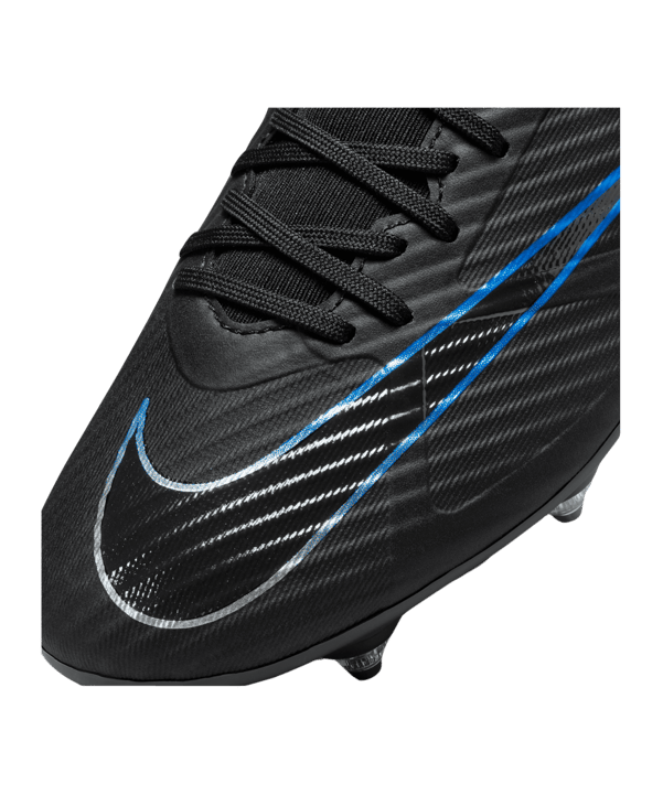Nike Air Zoom Mercurial Superfly IX Academy SG-Pro AC Shadow Schwarz Silber Blau F040 - schwarz