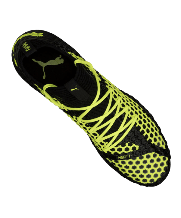PUMA FUTURE 18.1 NETFIT LE FG/AG Schwarz Gelb F01 - schwarz