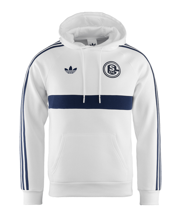 adidas Originals FC Schalke 04 Jas met capuchon Wit - wit