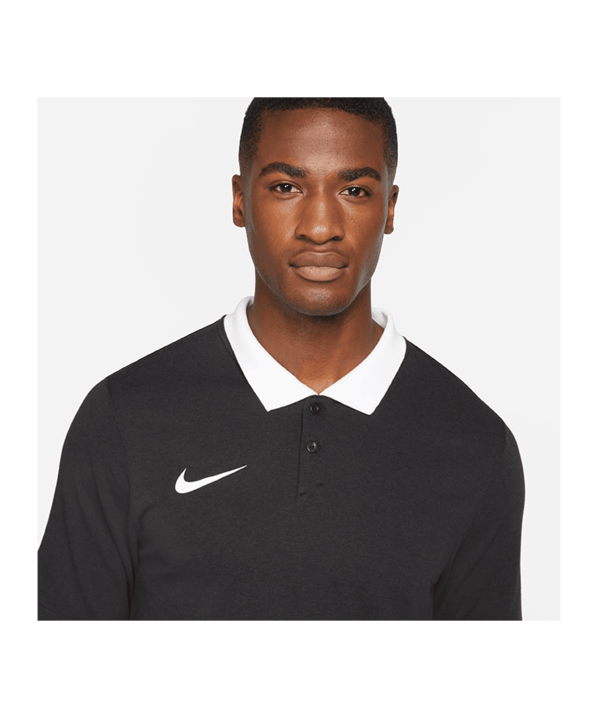 Nike Park 20 Poloshirt Schwarz Weiss F010 - schwarz