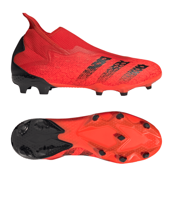 adidas Predator FREAK.3 LL FG Meteorite Rot Schwarz - rot