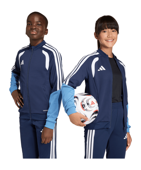adidas Tiro 26 Competition Trainingsjacke Kids Dunkelblau - blau