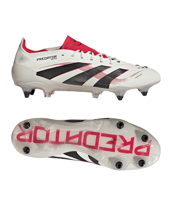 adidas Predator Elite SG Champagne Weiss Schwarz - weiss