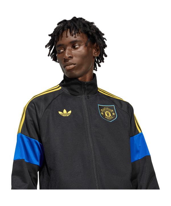 adidas Manchester United Lfstlr Track Sweatshirt Schwarz - schwarz