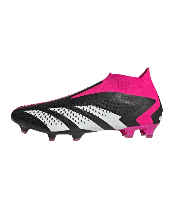 adidas Predator Accuracy+ FG Own Your Football Schwarz Weiss Pink - schwarz